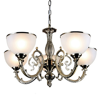 Люстра Victoria Lighting 5x40 Вт E27 бронза Gisele/SP5 