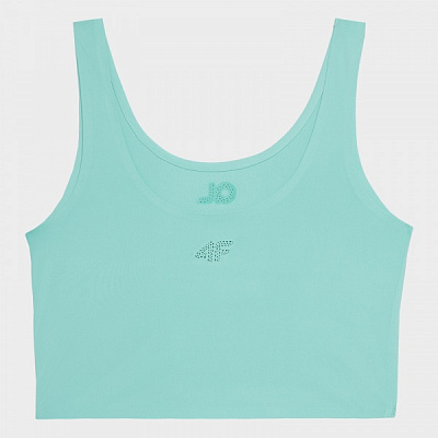 Бра 4F TSHIRT FNK 4FAW22TFTSF292-35S р.S бірюзовий