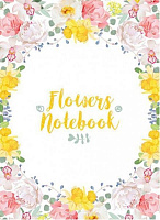 Книга для записей А5 80 Flowers Nonebook Optima