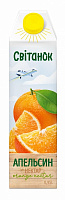 Нектар Світанок Апельсиновый неосвещенный пастеризованный 0,95 л 