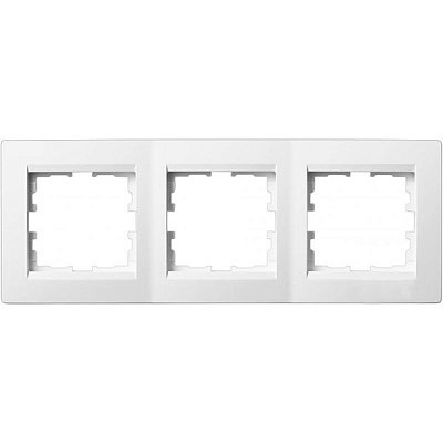 Рамка трехместная UP! (Underprice) One горизонтальная белый 706-0200-148
