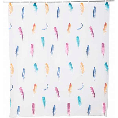 Штора для душа Bacchetta Plume multi 98 180x200