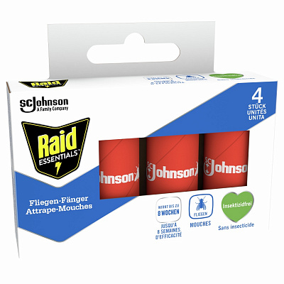 Стрічка-липучка Raid Захист від мух 4 шт