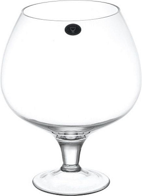 Ваза стеклянная прозрачная коньячка 1,8 л