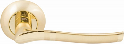 Ручка на розетці  RDA Rio полірована латунь