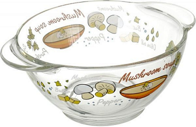 Бульонница с ручками Вкусный супчик 560 мл Luminarc