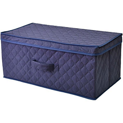 Короб для вещей 58х30х25 см синий