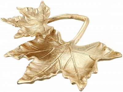 Фруктовница кленовый лист 35x22x6 30002 металл 