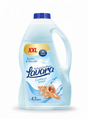 Кондиционер-ополаскиватель Lavara Caribbean breeze 4,3 л