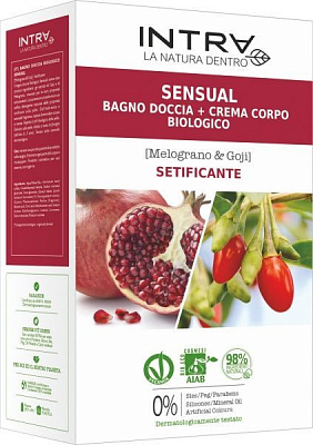 Подарунковий набір унісексдля жінокдля чоловіків INTRA Pomegranate & Goji