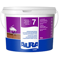 Краска акрилатная водоэмульсионная Aura® Luxpro 7 TR шелковистый мат база под тонировку 2,25л