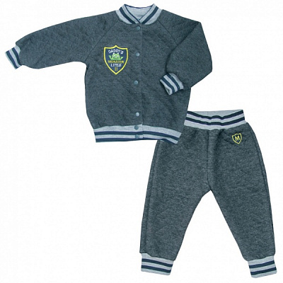 Комплект детской одежды Габби Монстрики антрацит р.62 KT-04-18 