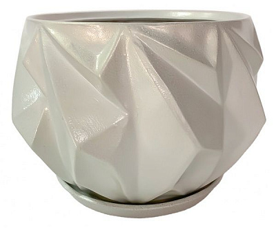 Горщик Камінь круглий 10 л золото