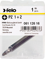 Бита Felo двухсторонняя PZ1/PZ2x60 мм 06112616