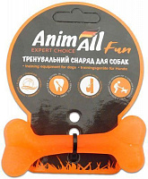 Игрушка для собак AnimAll Кость 8 см оранжевая 88102