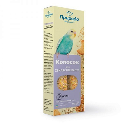 Корм Природа Колосок Бісквіт 140 г PR740021