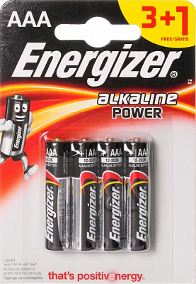 Батарейка Energizer Power E92 BP ААА 4 шт. (E300159600)