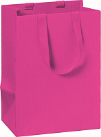 Пакет подарочный One Colour pink 10x8x14 см STEWO