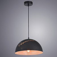 Светильник подвесной Arte Lamp A5063SP-1BN Caffe 40 Вт E27 черный 