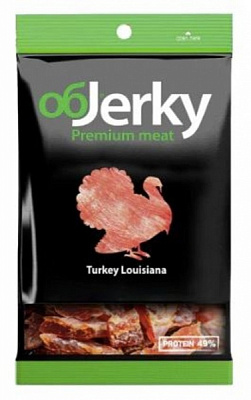 Снеки Objerky Индейка Луизиана вяленая 50 г