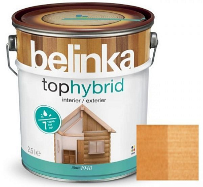 Лазур Belinka Tophybrid №15 дуб шовковистий глянець 2,5 л