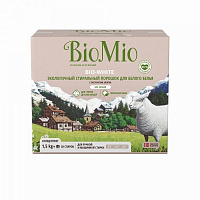 Стиральный порошок для машинной и ручной стирки BioMio для белого белья BIO-WHITE 1,5 кг