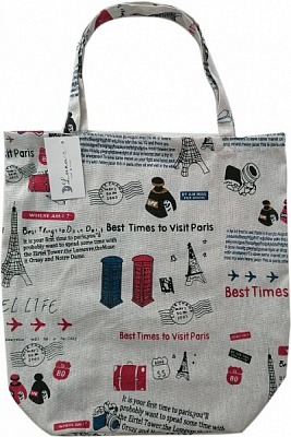 Сумка-шоппер Luna Par Avion 43x42x18 см бежевый 