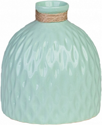 Ваза керамическая Eterna 2804-13 зеленая 13 см 