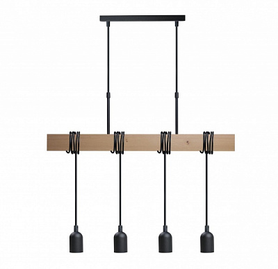 Люстра подвесная TK Lighting Rеdziny 4xE27 черный 