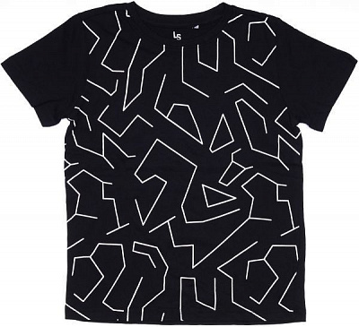 Футболка для мальчиков LINCOLN&SHARKS 2I3902 р.164 черный 