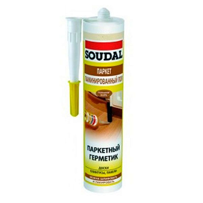 Герметик Soudal для паркета 310 мл вишня
