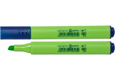 Маркер текстовый Optima треугольный 2-3 мм O15823 зеленый 