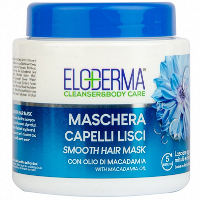 Маска для волос Eloderma Укрепление maschera capelli lisci 500 мл