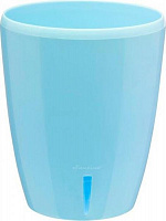 Вазон пластиковий Santino Орхідея TWIN круглий 1,3л блакитний 