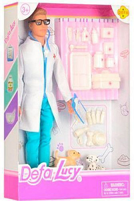 Кукла Defa 8346B врач аксессуары