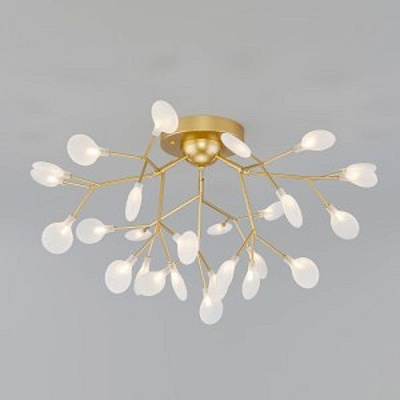 Люстра стельова Strotskis Foglia 27x3 Вт G4 золотий 542