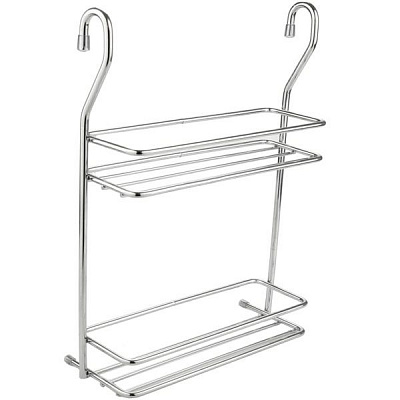 Полка двойная маленькая  212x83x305 мм хром