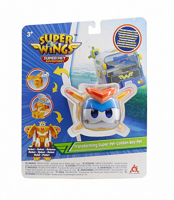 Фигурка коллекционная Transforming Super Pet Золотой Мальчик любимец (Golden Boy pet) EU770644