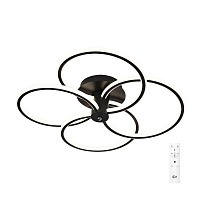 Люстра стельова LED CONCEPT ARDS R 203 Вт чорний