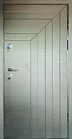 Дверь входная Мавіс Горизонт + 3Д снаружи Н-12 венге темный 2030x960мм правая