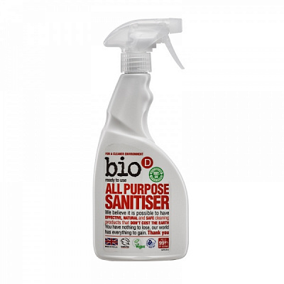 Засіб дезінфекційний екологічний Bio-D All Purpose SANITISER Spray 0,5 л