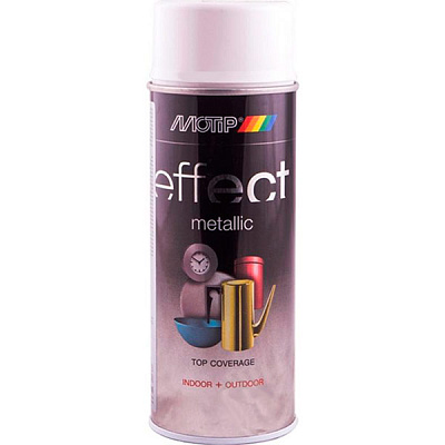 Краска аэрозольная Motip Deco Effect с эффектом металлик алюминий 400 мл