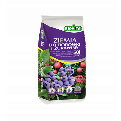 Субстрат Biovita для голубики и клюквы 50 л