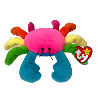 Мягкая игрушка TY Beanie Babies Радужный краб Scuttle 15 см 41347