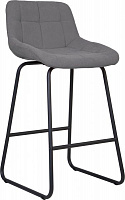 Стілець барний Nowy Styl NICOLE HOKER CFS LB BLACK (BOX-2) (CH) SORO-93 сірий 
