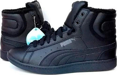 Кросівки Puma Vikky Mid L Fur 36842401 р.UK 3,5 чорний