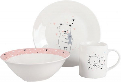 Набор детской посуды Teddy Bear Happy Go