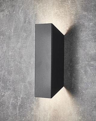 Светильник настенный Iterna BRICK GU10 графит/черный 