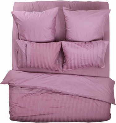 Комплект постільної білизни Stripe Deluxe 2.0 ліловий La Nuit