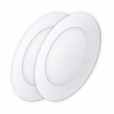 Світильник світлодіодний LUNA HOME DL12 R Ø142 мм 2 шт. 12 Вт білий 5000 К